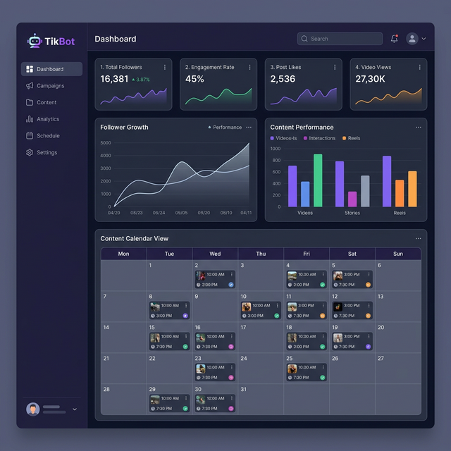 TikBot Dashboard